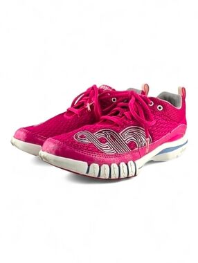 Ahnu Women's Yoga Split Hot Pink Mesh Cross Training Shoes Fuchsia 7